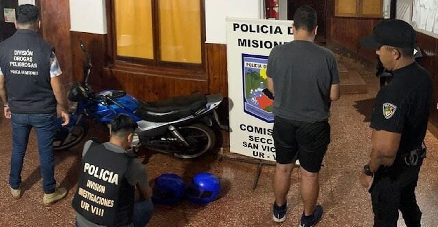 Empleado y joven detenidos por robo millonario en supermercado de San Vicente