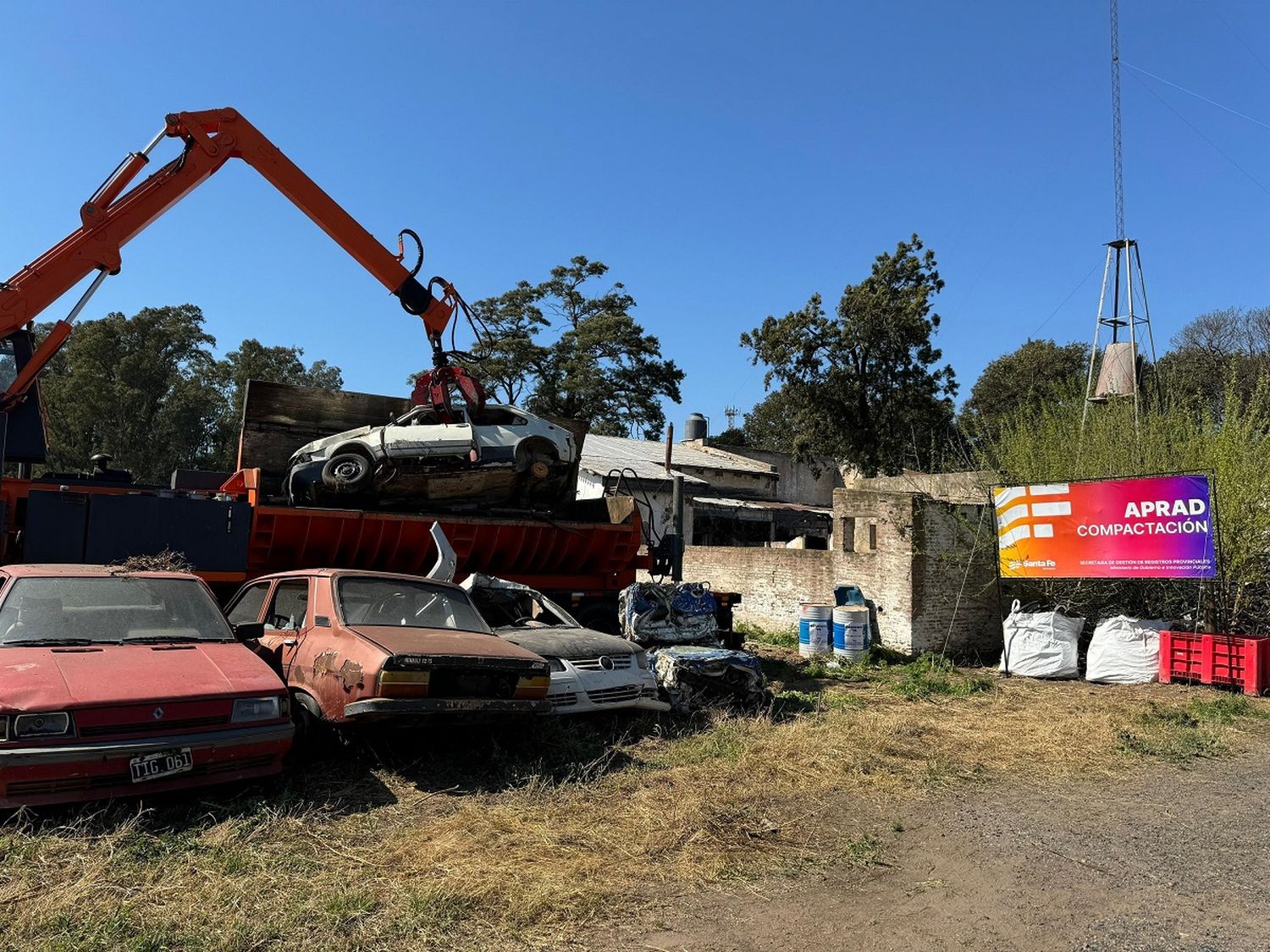 Desde el 2018 que no se hacía una compactación en General López.