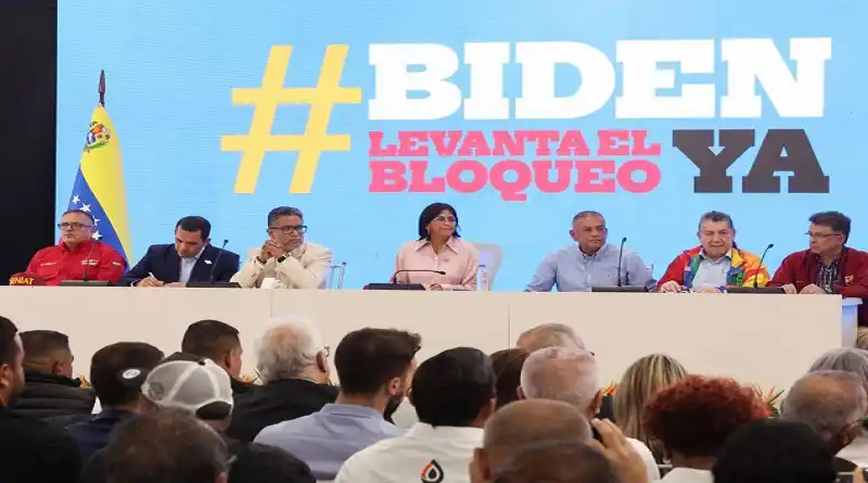 Delcy Rodríguez y las sanciones: “Tener que lidiar con una economía bloqueada no es cualquier cosa” (+Videos)