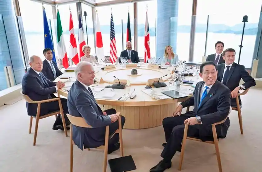 El G7 anunció nuevas sanciones contra Rusia para restarle ingresos que financien la invasión a Ucrania