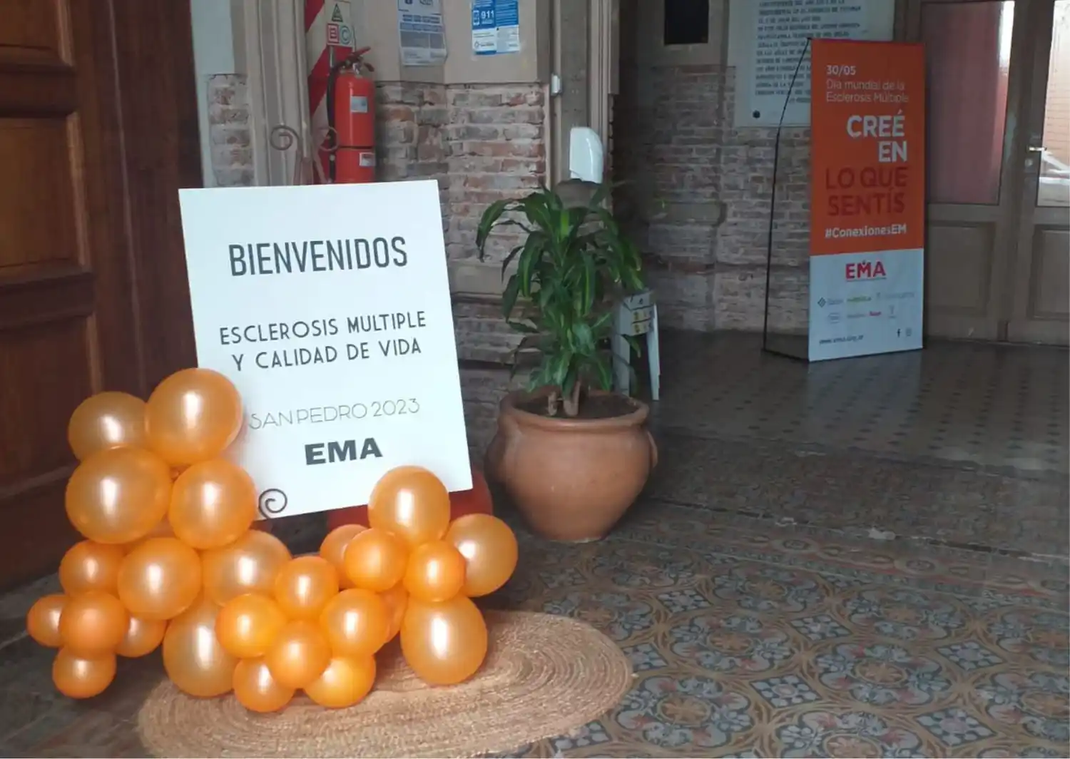 Encuentro sobre esclerosis múltiple en junio de 2023. Foto: La Opinión.