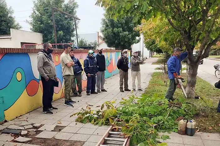 Se realizó en La Dulce un curso para podadores