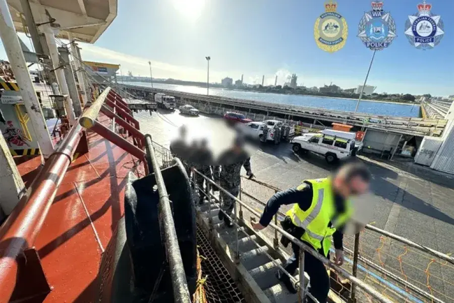 Hallaron en Australia casi una tonelada de cocaína dentro de un barco que pasó por Argentina
