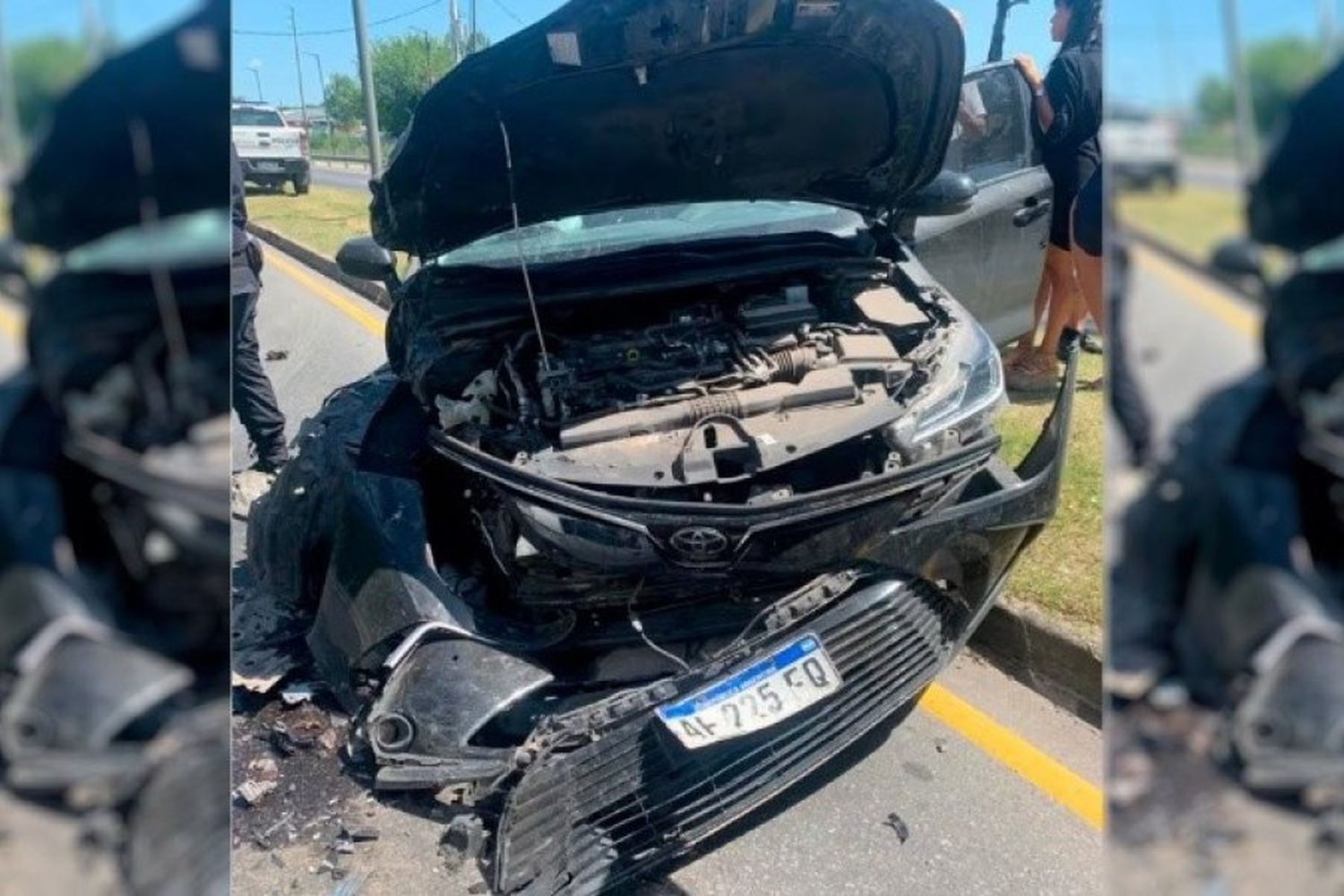 Ricardo Bochini chocó con su auto a un camión: solo sufrió "algunos golpes menores"