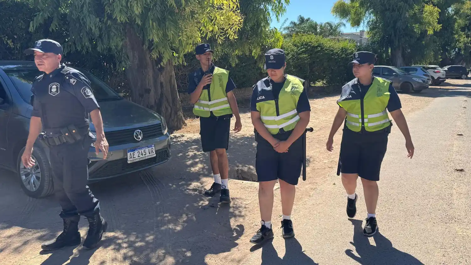 El “Operativo de Sol a Sol” en San Pedro recibió el refuerzo de efectivos policiales.