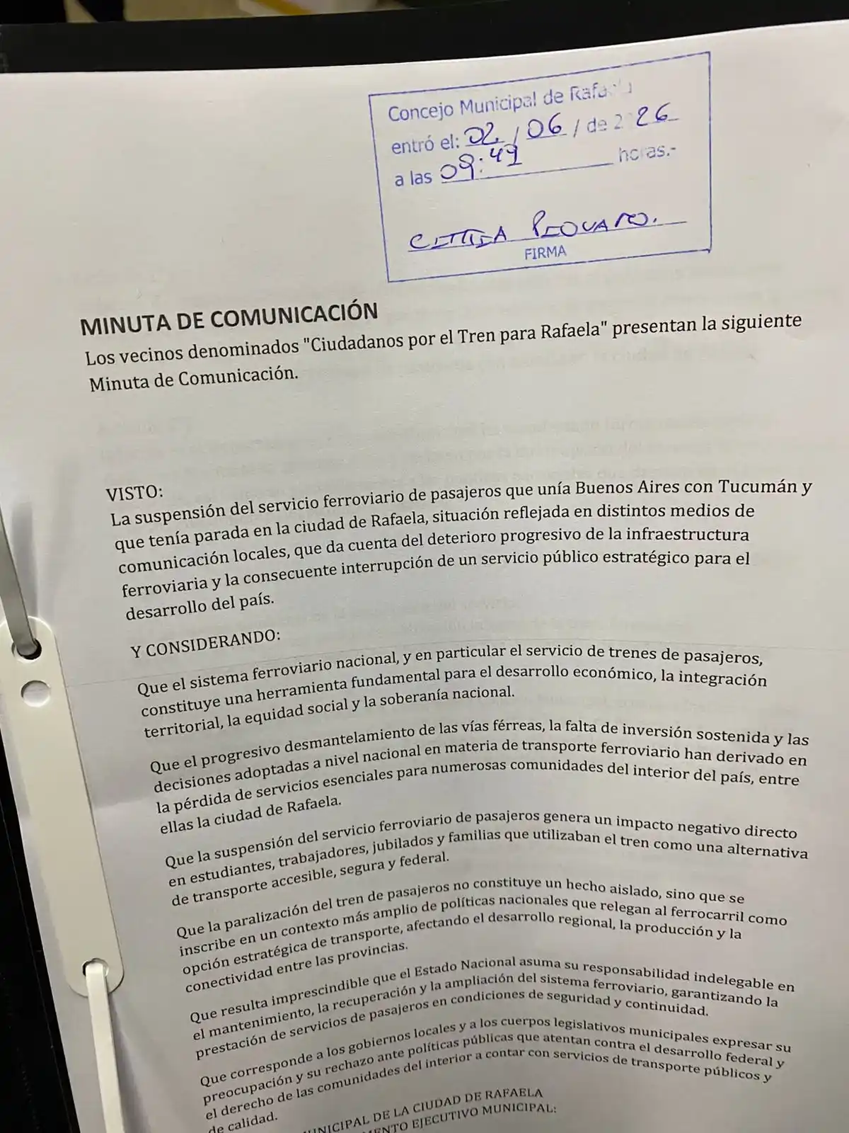 Ciudadanos por el Tren - 2