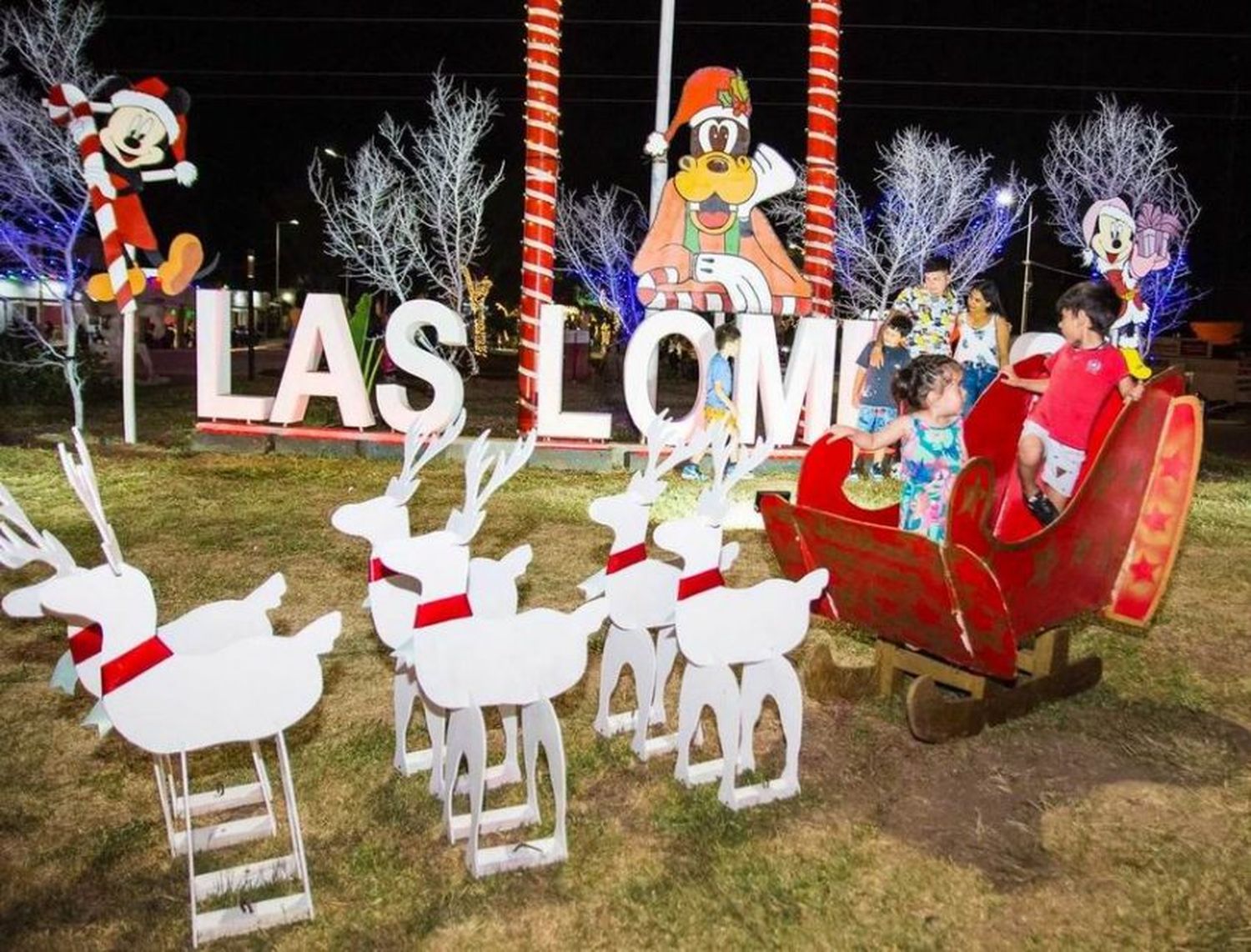 En Las Lomitas habilitaron uno de los paseos navideños más grandes de la provincia