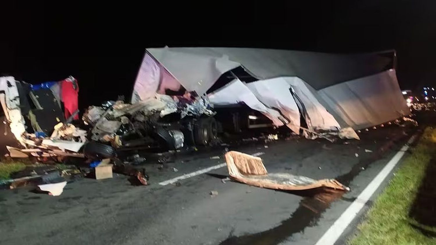 El impacto ocurrió en el kilómetro 609 de la ruta nacional 7