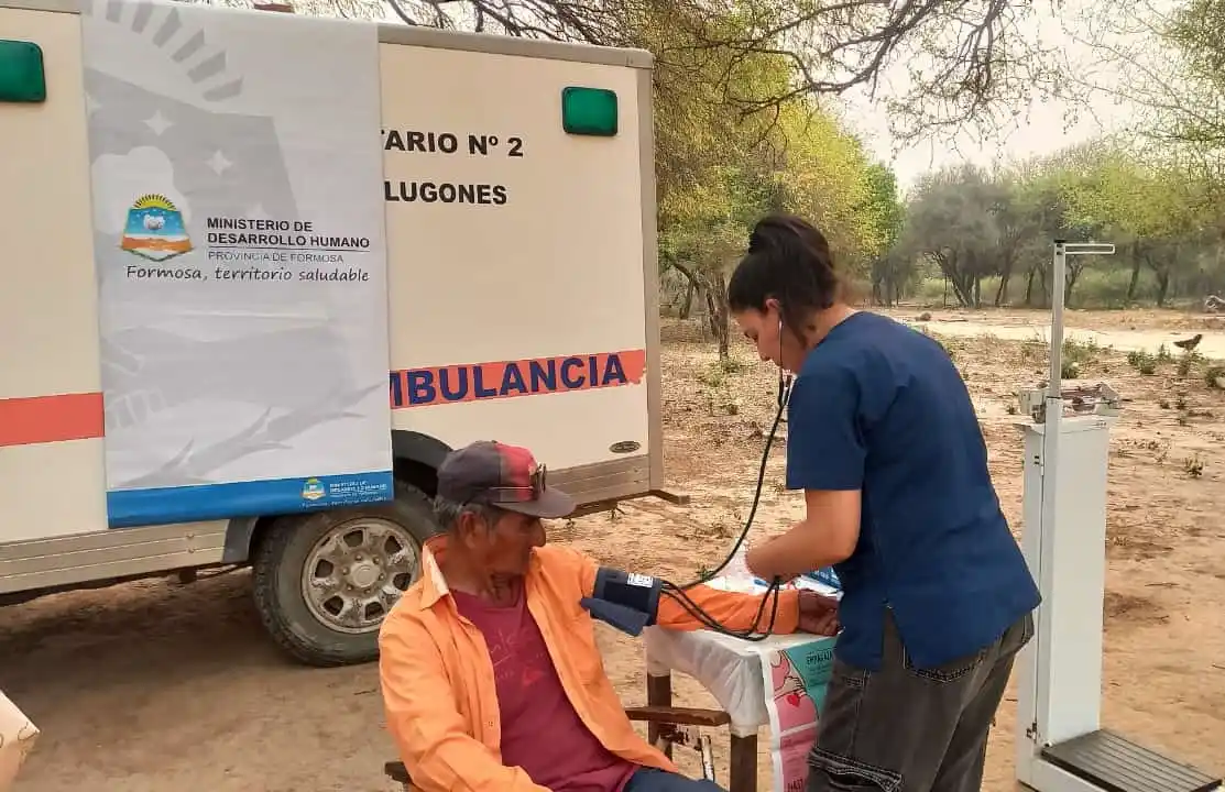 Desplegaron numerosos servicios de salud para los vecinos originarios de la colonia El Retiro