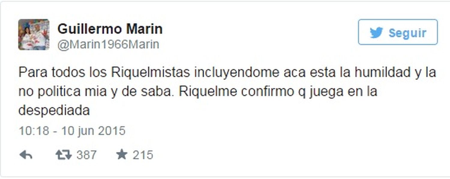 Juan Román Riquelme vuelve a jugar en el "patio de su casa"