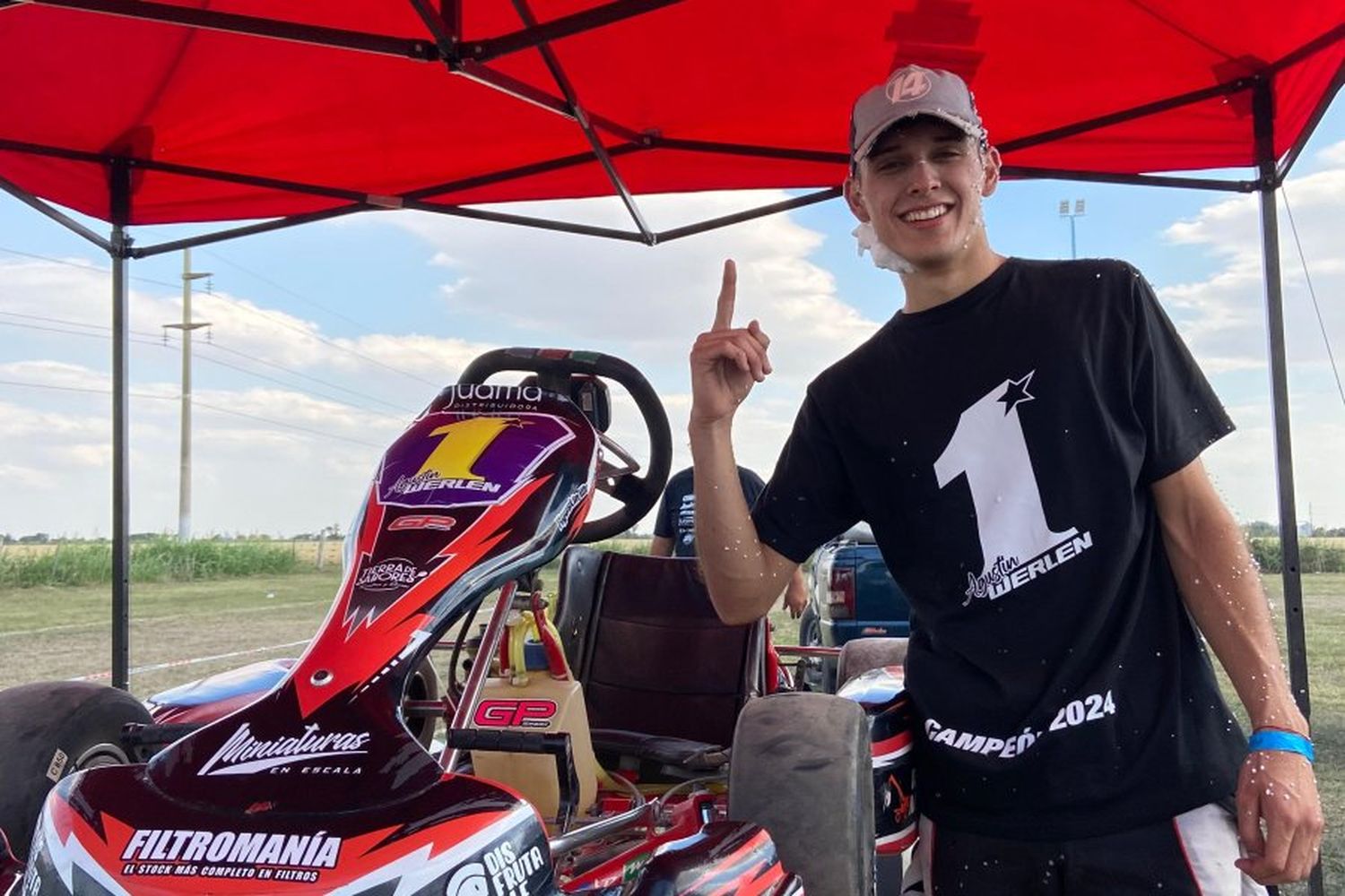 Un joven rafaelino salió campeón con su karting: “Estoy cumpliendo un sueño”