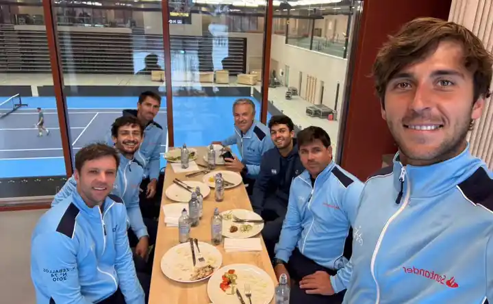 El equipo argentino en Oslo donde jugará desde el próximo jueves.