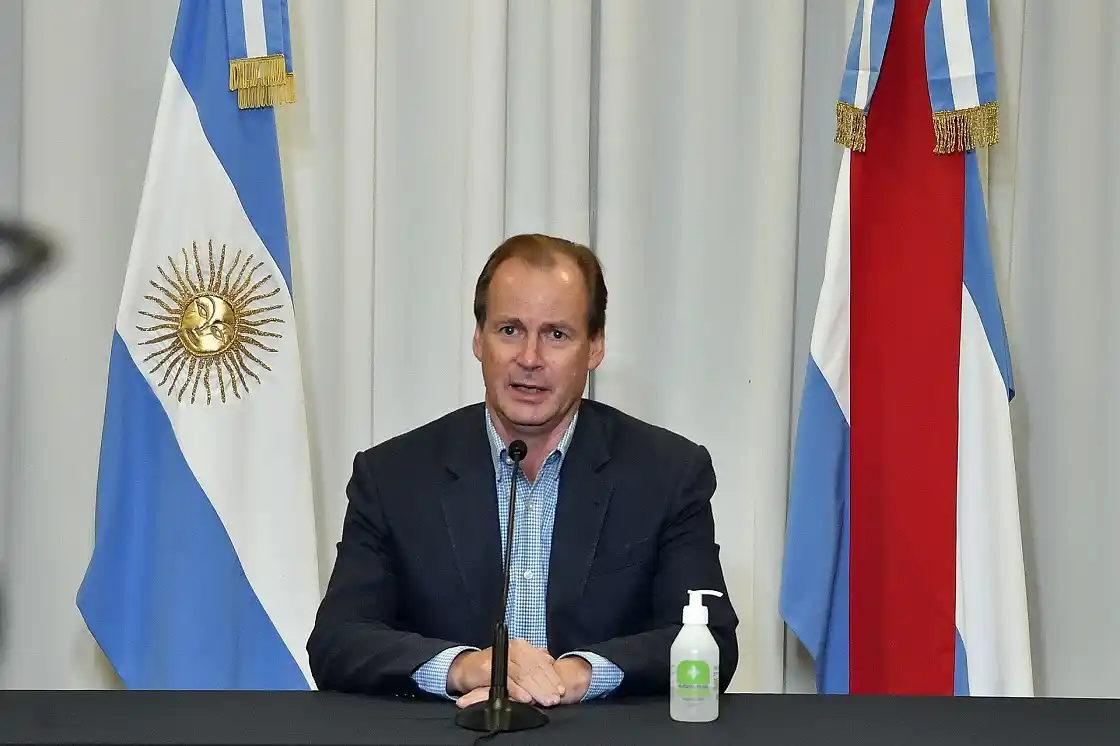 Para el gobernador Bordet, "es necesario amesetar la curva de contagios"