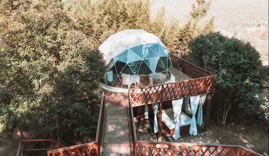 Nechochea quiere tener su alternativa glamping.