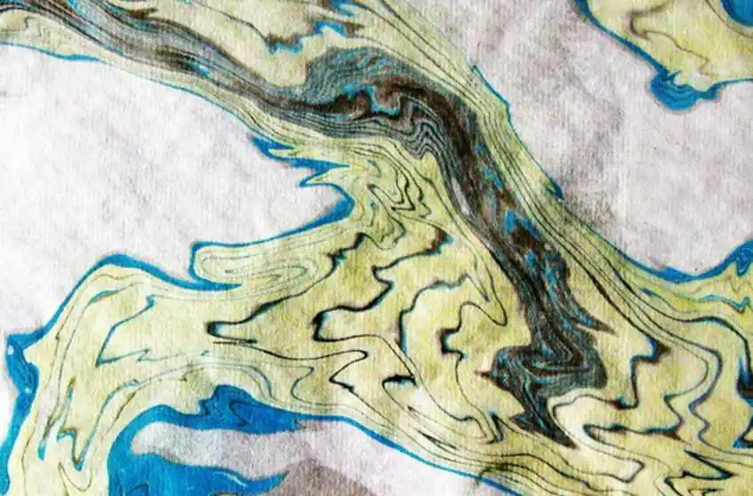 Abrió la inscripción para el curso de la técnica japonesa Suminagashi