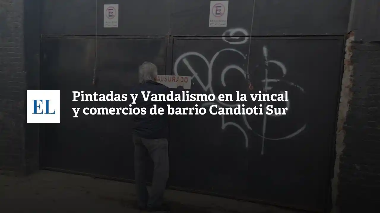 Pintadas y vandalismo en la vecinal y comercios de barrio Candioti Sur