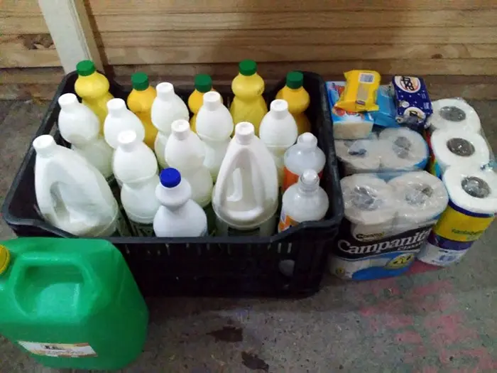 Vecinos donaron importante cantidad de alimentos