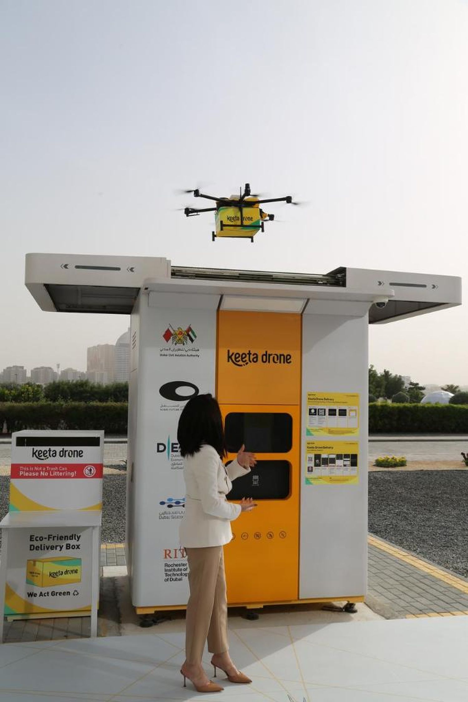 Autorizan a operar en Dubai al servicio chino de comercio electrónico con drones