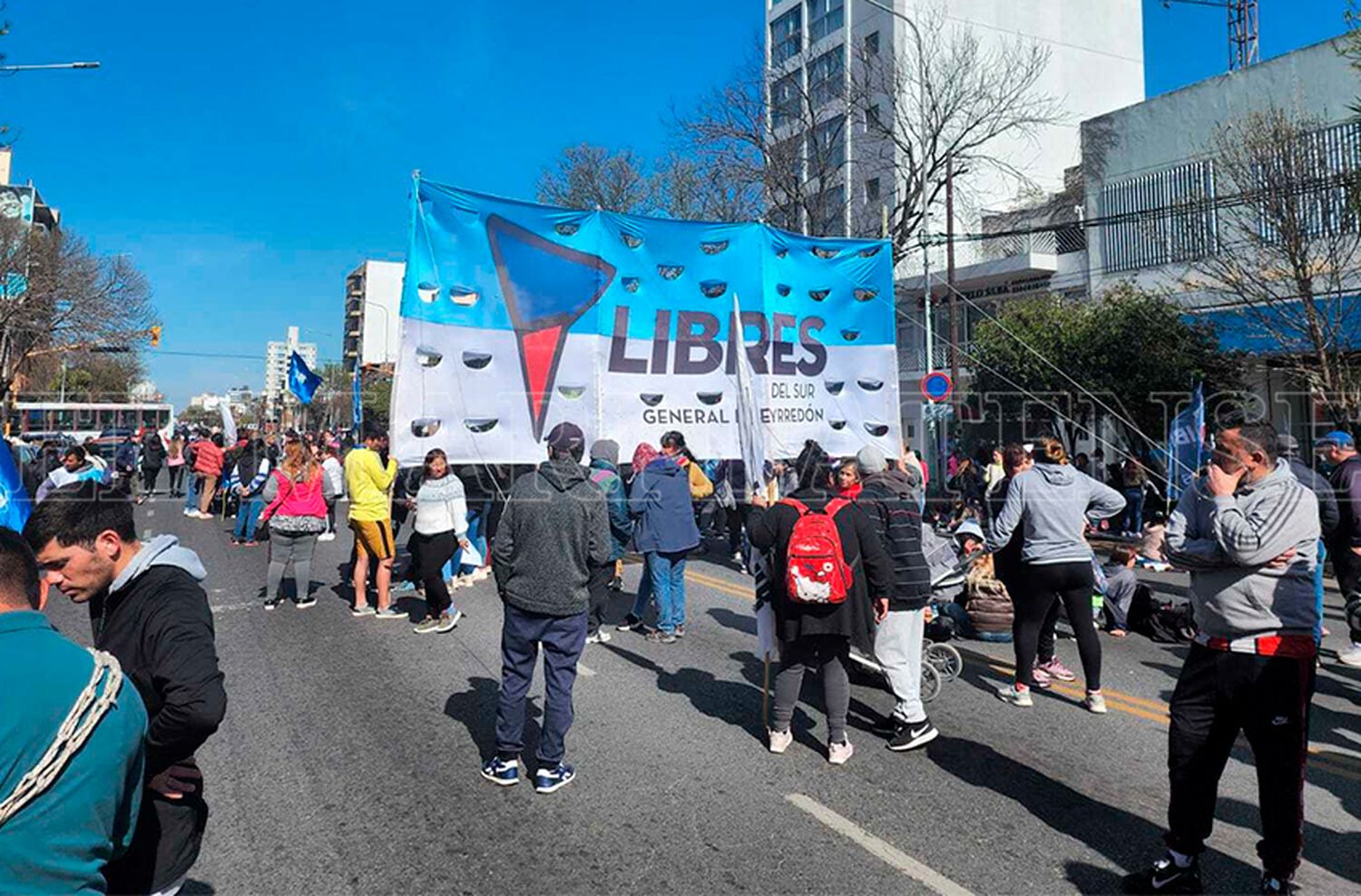 Protesta en Anses: "Te obliga a elegir entre estudiar y trabajar"