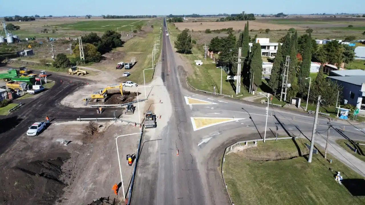 Finalizaron las obras de readecuación en el acceso a General Ramírez sobre la Ruta Nacional 12