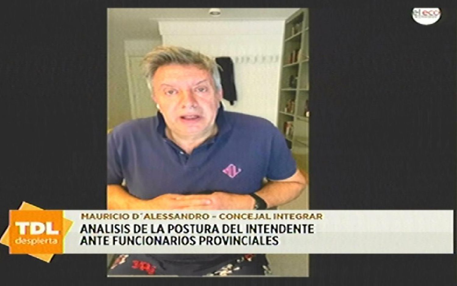 Análisis de la postura del Intendente ante los funcionarios provinciales