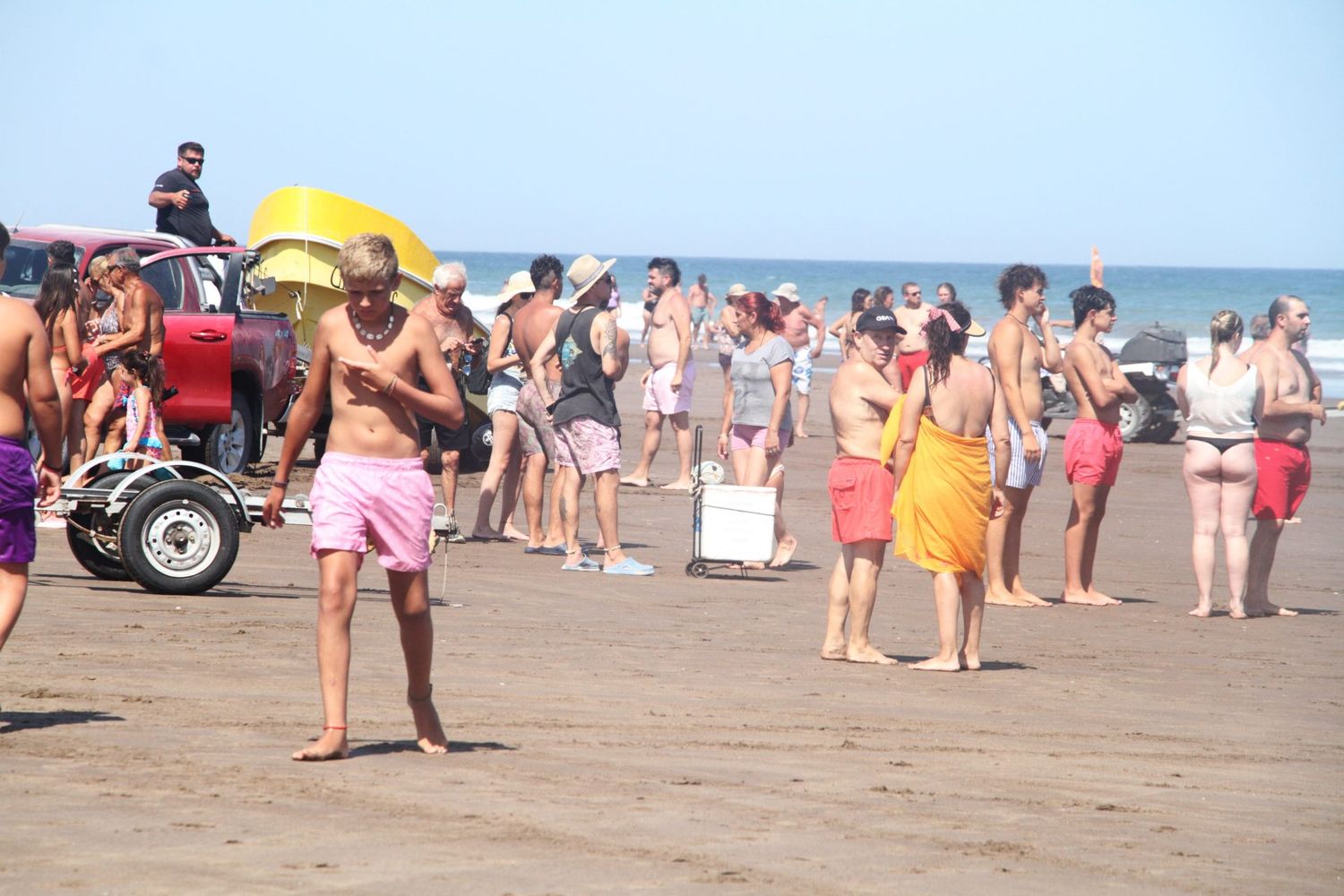 Lindo día de calor en Claromecó
