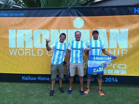 A los 46 años, Ricardo Fariña participó en el Ironman que se realizó en Kona-Hawai