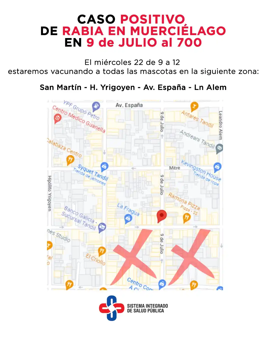 Se activará el protocolo de vacunación por un nuevo caso de rabia en murciélago