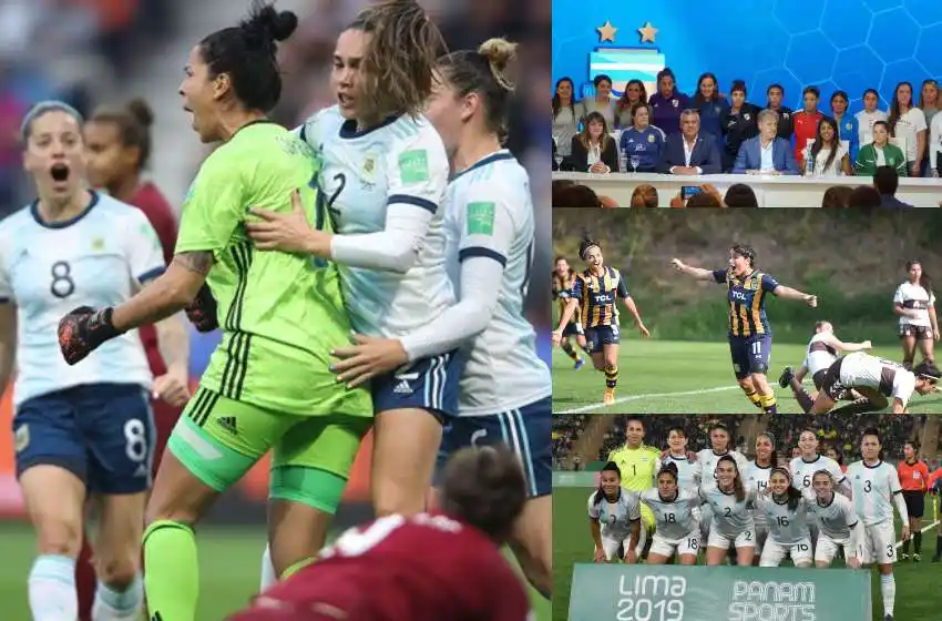 El histórico 2019 del fútbol femenino: la profesionalización, el Mundial de Francia y los Panamericanos