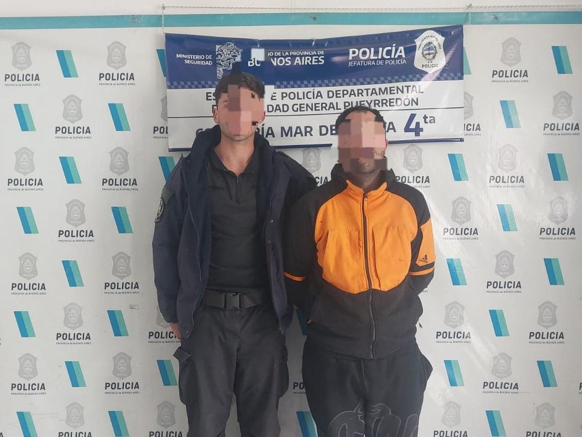 El sujeto fue visto por las cámaras del COM y trató de darse a la fuga sin éxito.