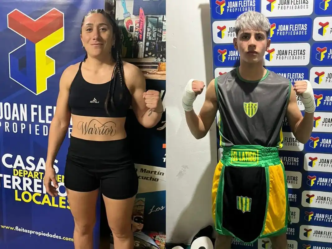 Una noche histórica para el boxeo local: triunfos de todos los púgiles de Sarmiento en la presentación de la Comisión Municipal