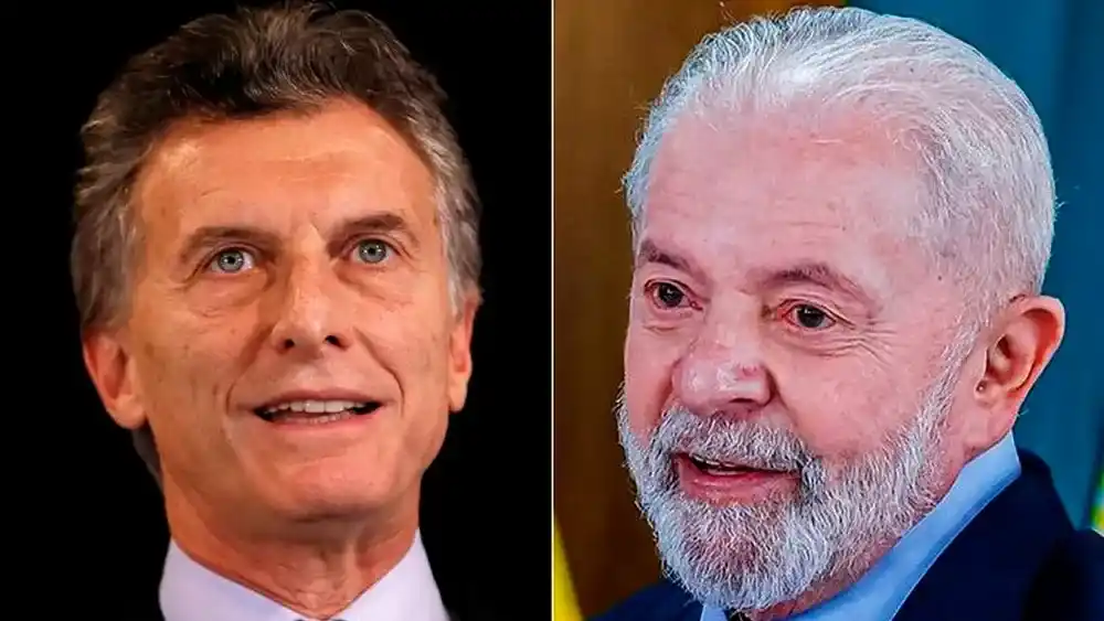 Macri y Lula Da Silva.