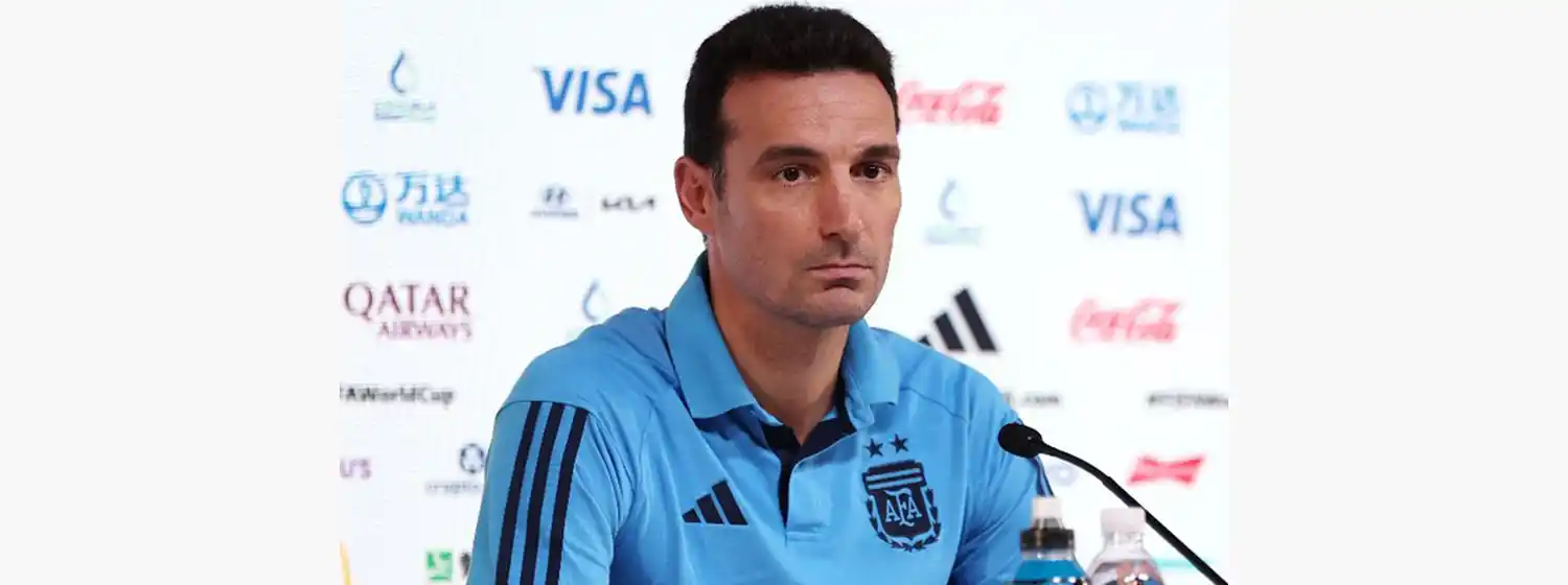 Scaloni: "Esta selección juega por todos los argentinos"