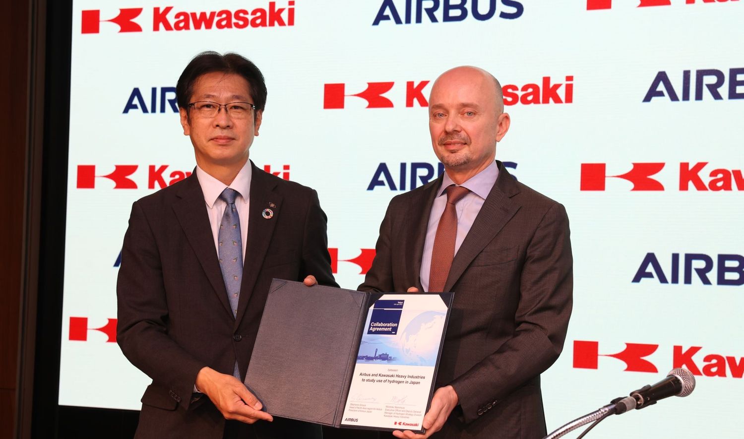 Airbus y Kawasaki Heavy Industries estudiarán en conjunto el uso del hidrógeno en Japón