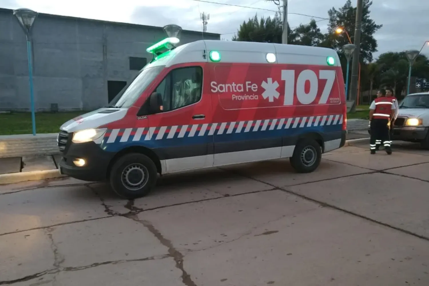 Un accidente entre dos motos dejó a un menor con heridas graves en el Hospital de Rafaela