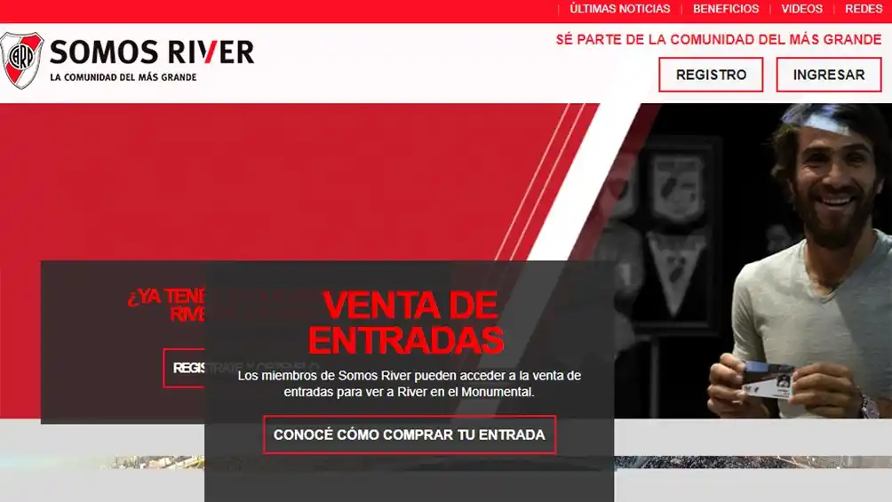 Colpasó el sistema de River para la venta del remanente de entradas