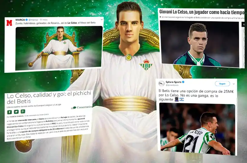 Lo Celso, el ‘D10s’ del Betis: el rosarino es destacado por la prensa española