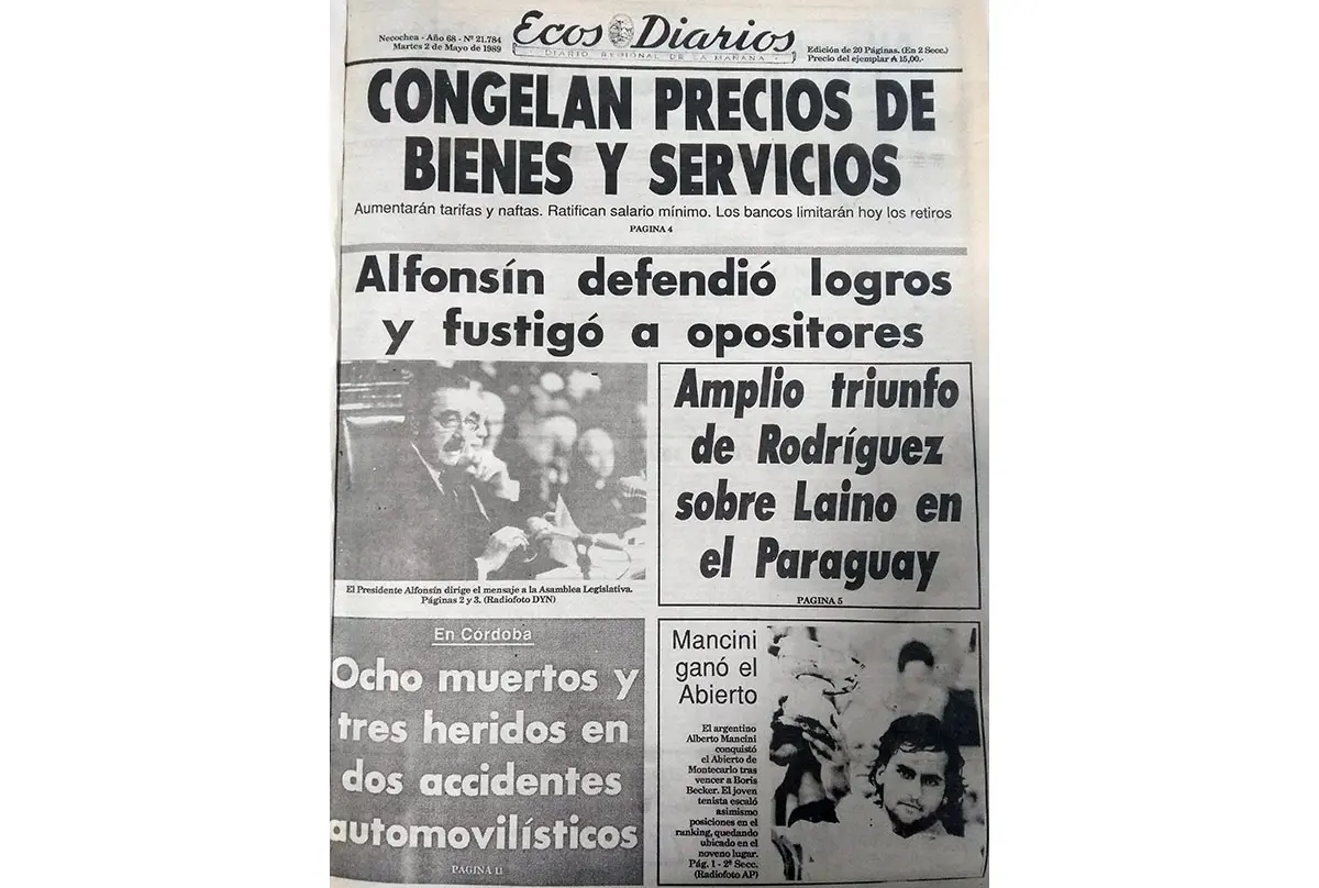 Martes 2 de mayo de 1989