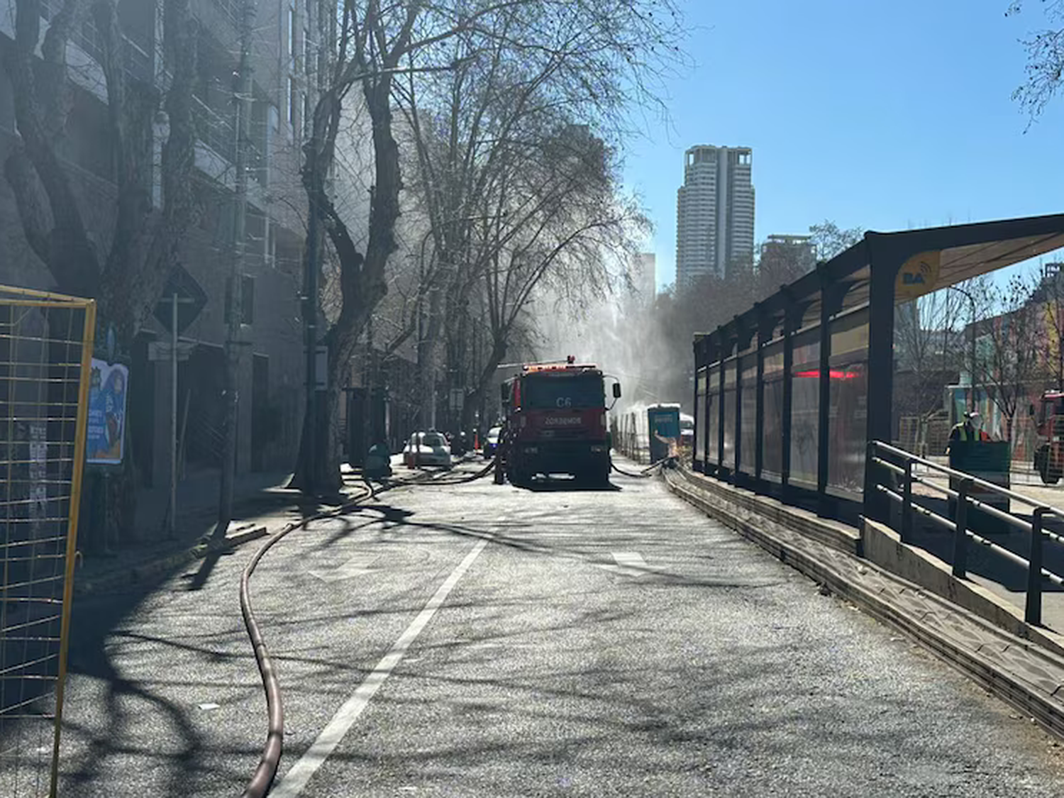 Importante operativo por escape de gas en Palermo