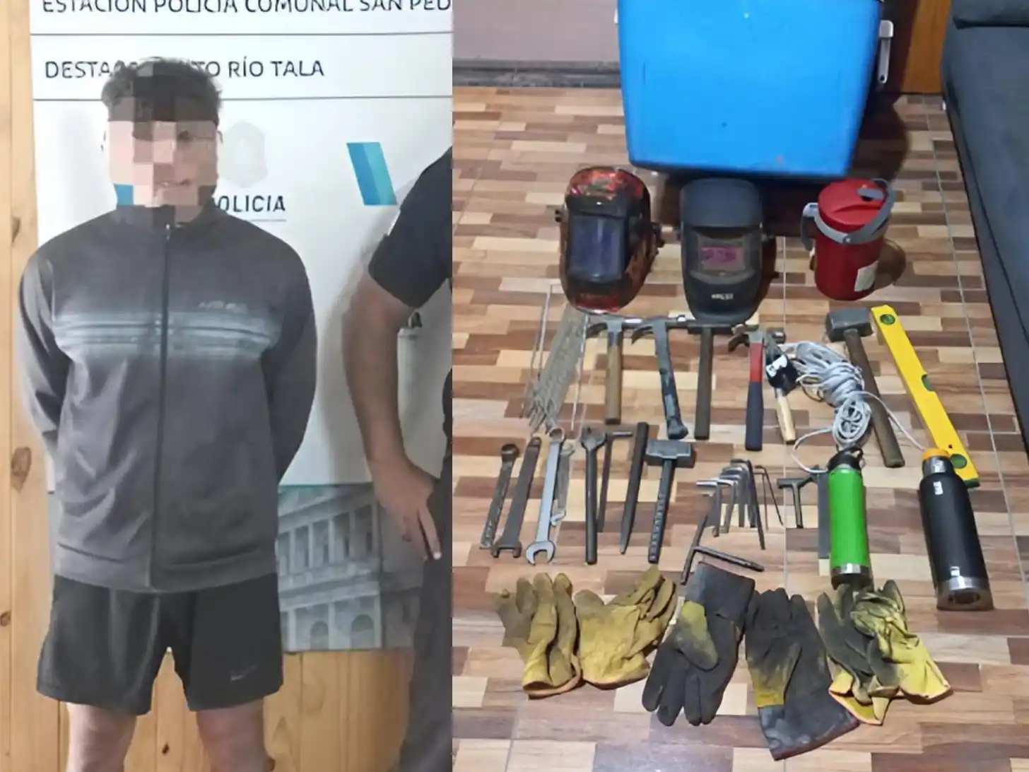 Los elementos fueron secuestrados por la policía.