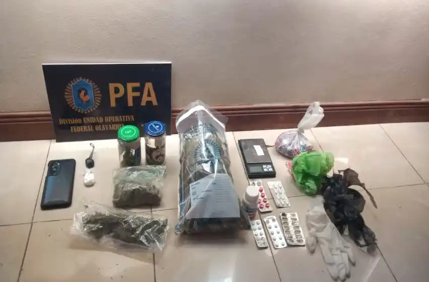 Golpe a la venta de drogas en Olavarría
