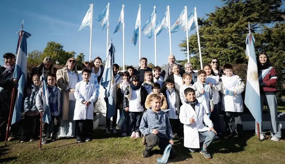 La visita de Kicillof en San Jorge.