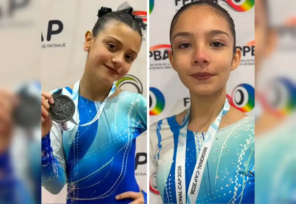 Alma Croce y Amalia Rodriguez, las patiandoras del Globo que avanzaron a Torneos Nacionales