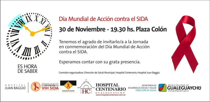Hoy: Gran jornada por el Día Mundial de la lucha contra el VIH 