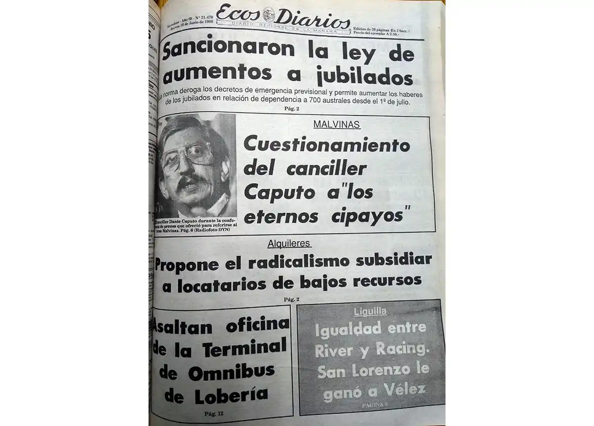Jueves 16 de junio de 1988