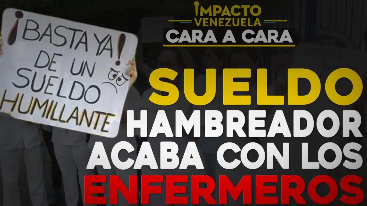 Sueldo hambreador acaba con los enfermeros