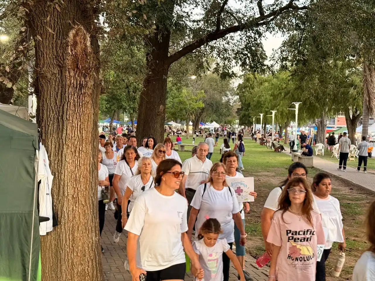 Mucha gente se sumó a la iniciativa.