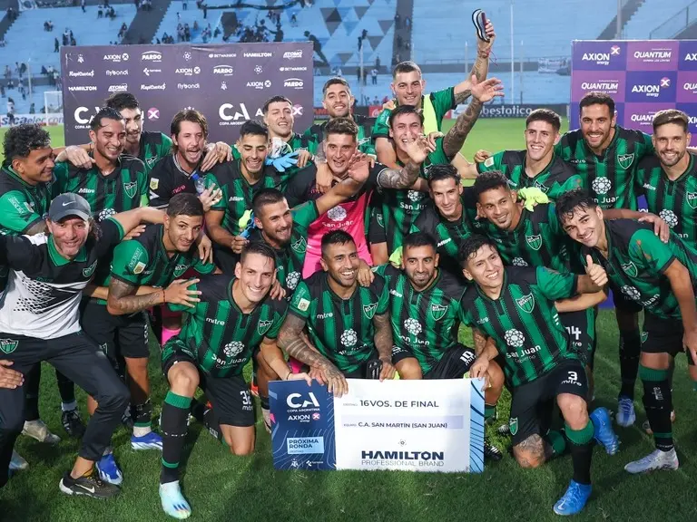 Por penales, el Santo sanjuanino venció al Lobo jujeño.Foto: Copa Argentina