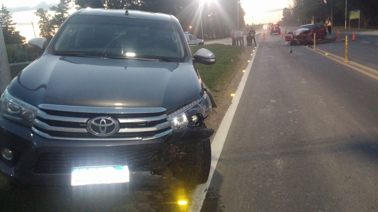Nuevamente se produjo un choque en ruta 12 y acceso norte a Crespo
