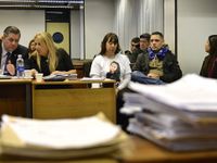 Terminó la primera audiencia de juicio por el crimen de Uma y Bullrich estuvo presente